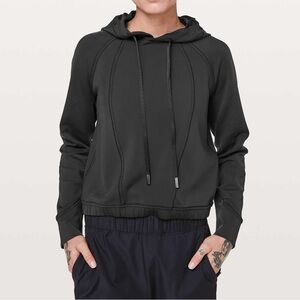 lululemon Never Still Pullover Hoodie - Spacer Material - Black Sweater Jacket